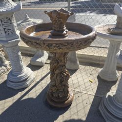 CEMENT BIRD BATH $200  EACH