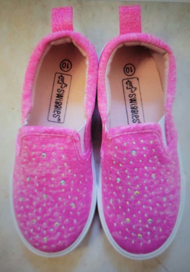 New Pink Rhinestone Shoes 