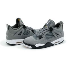 Nike AJ4 Men's Sneakers 4-11 Sizes Grey