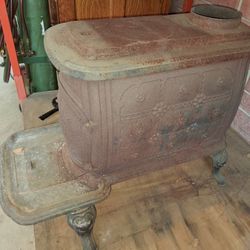 Antique Sunset Wood Burning Stove
