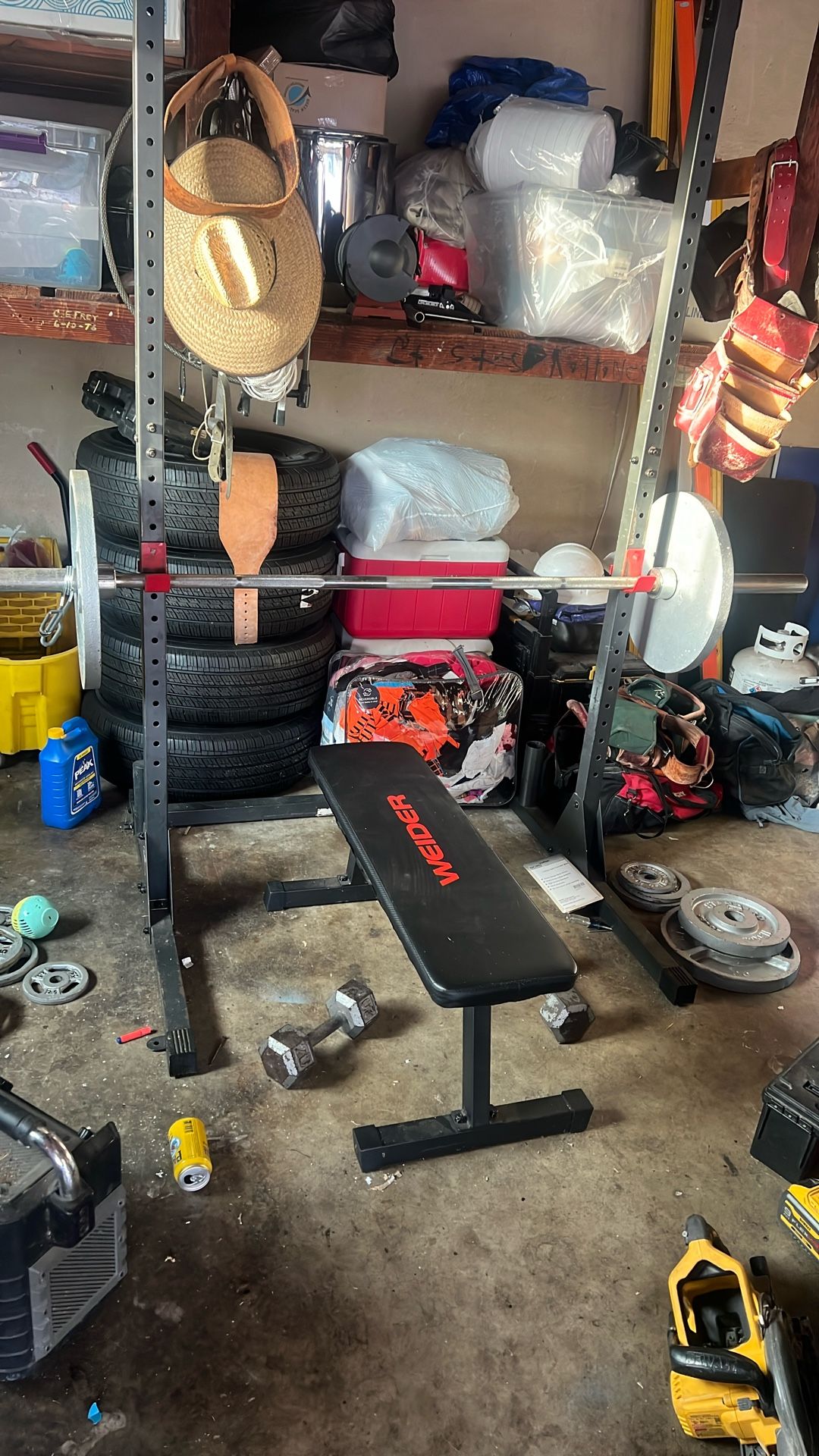 Squat Rack Olympic Weights