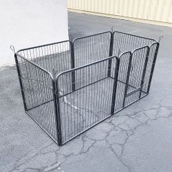 $85 (New) Heavy duty 32” tall x 32” wide x 6-panel pet playpen dog crate kennel exercise cage fence 