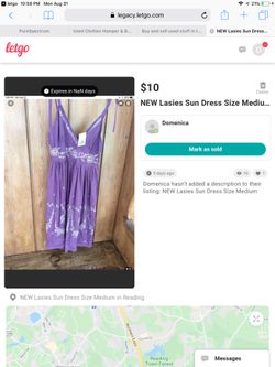 New Ladies Medium Sun Dress