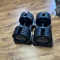 Quick and easy adjustable dumbbells 