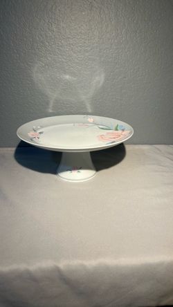 Vintage 1985 Victorian Rose Salera Cake Stand – Made in Japan