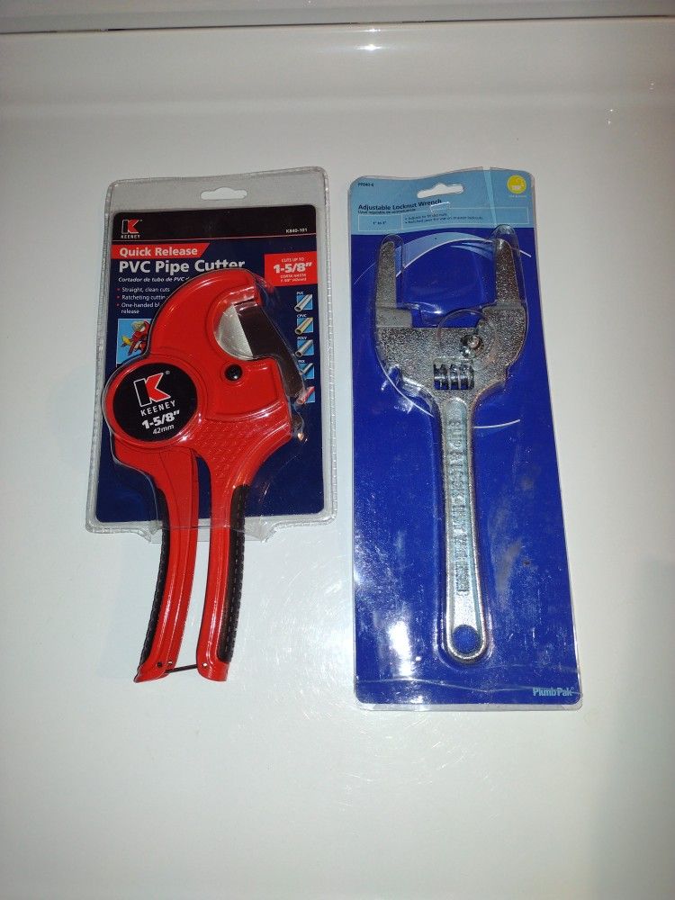 Quick Release
PVC Pipe CutterAdjustable Locknut Wrench