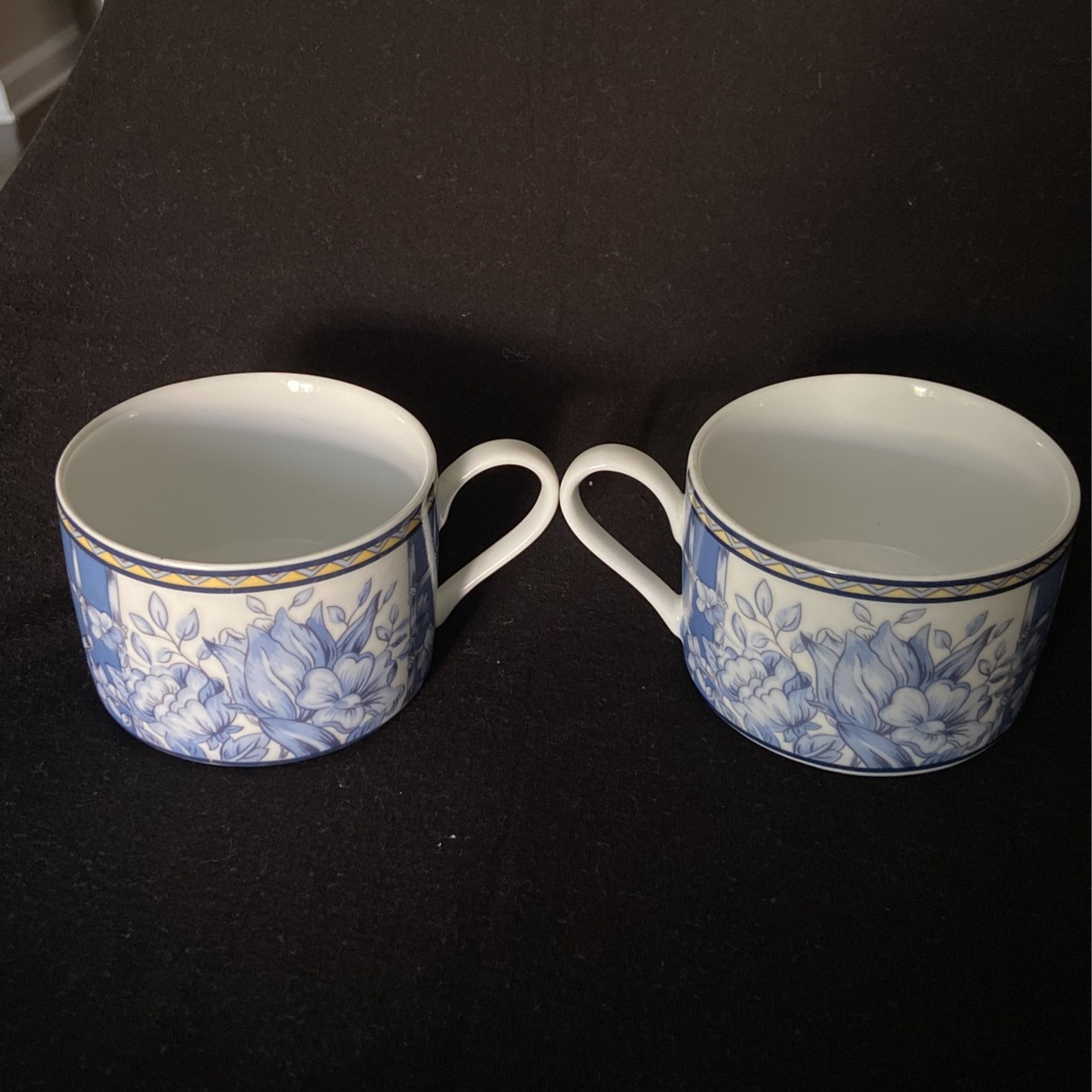 Set Of Porcelain Tea Cups