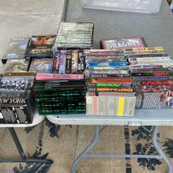 Lot Of VHS ,dvd. Music, Racing Misc