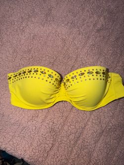 Yellow Bikini Top