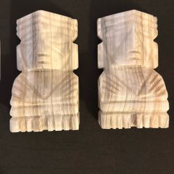 Vintage Marble Bookends