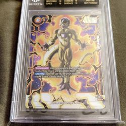 Bandai 2024 Fusion World Golden Frieza SCR Alt Art Beckett Pristine 10 FB02-140