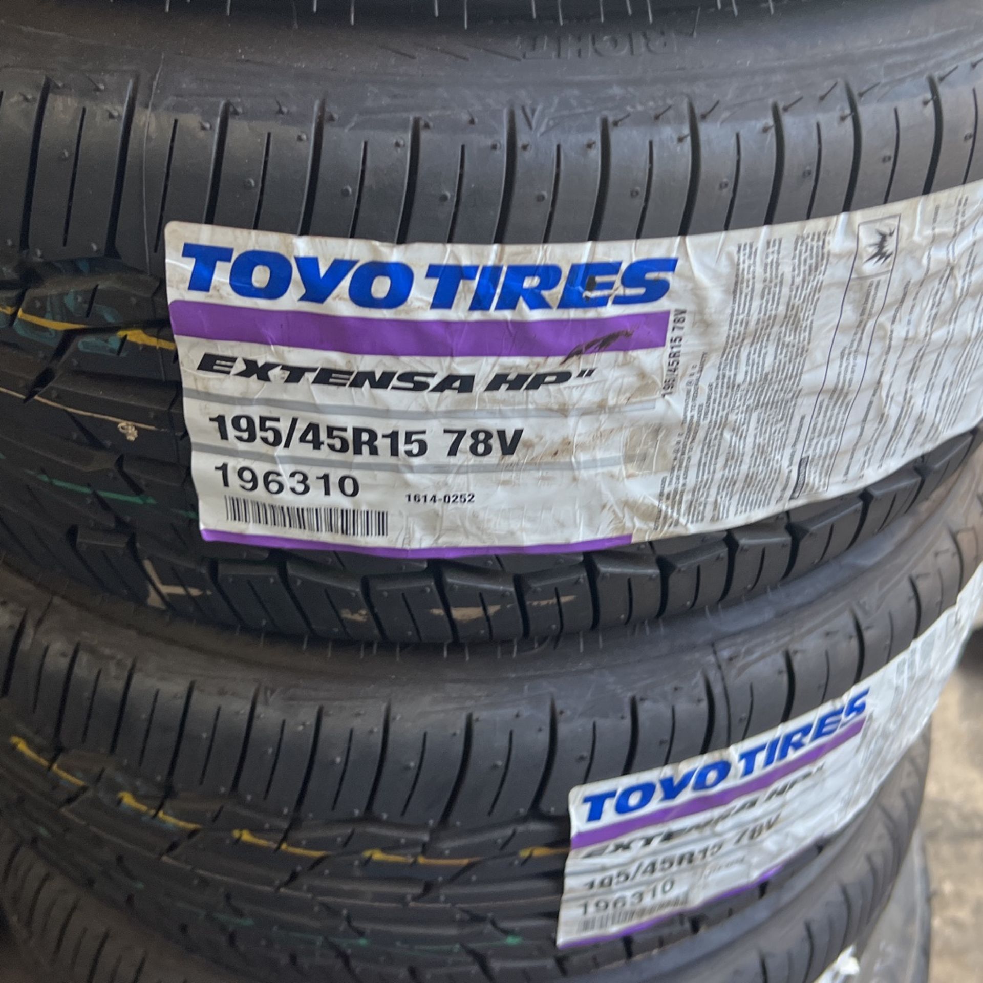 195/45/15 Toyo Tires