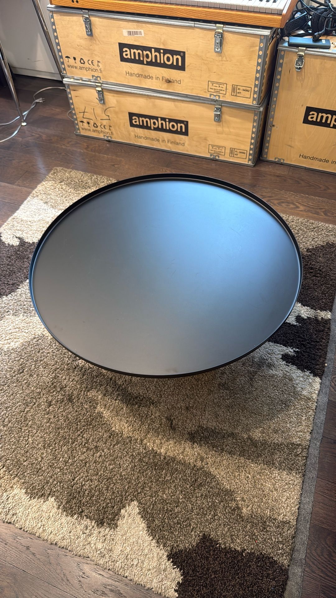 Metal coffee table