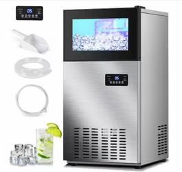 Commercial Ice Maker 160 lb./24 H Freestanding Ice Maker Machine