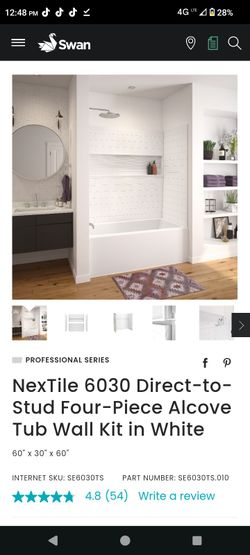 New shower