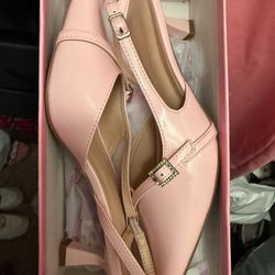Brand New Pink Kitten Heels Size 7 1/2