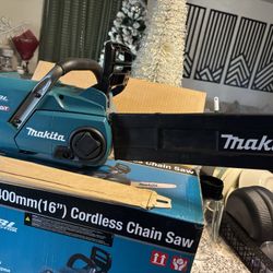 Makita Chain Saw.  New 
