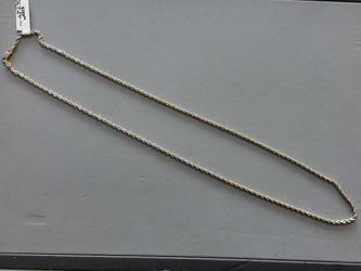 Yellow Gold 10k (.417) 2.9 grams 22 inch