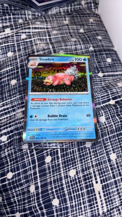 Back star foil 2023 slow bro Pokemon card