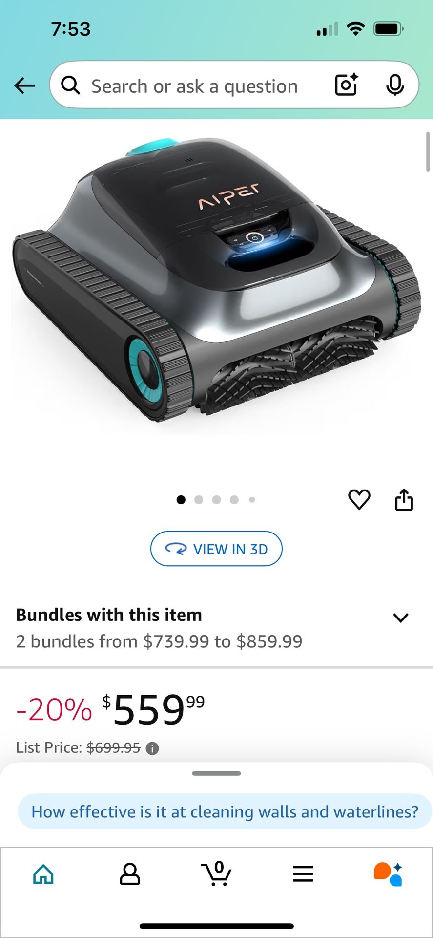 Aiper Scuba S1 - Works And Cleans Amazing