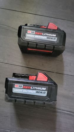 Milwaukee 6.0 batteries