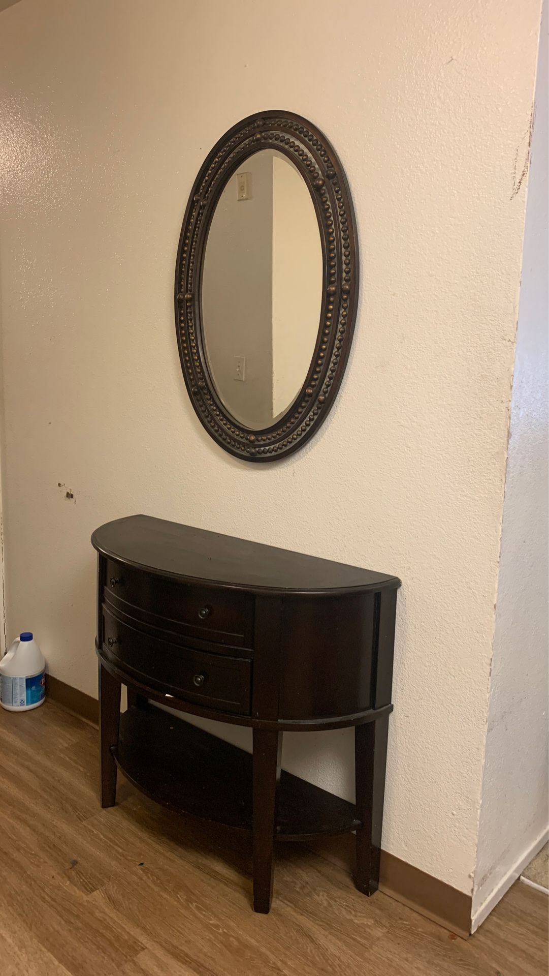 Mirror and hallway dresser for sale