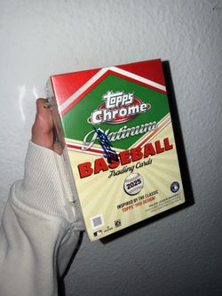 2025 Topps Chrome Platinum MLB Blaster Box