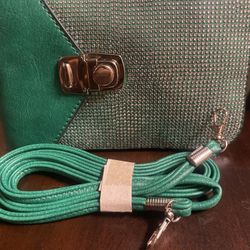 Green Rhinestone Purse