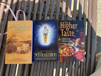 3 Hindu / Krishna Books - Bhagavad Gita + 2 Books