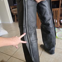 Hot brand leather chaps Men's size M