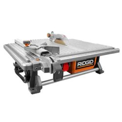 RIDGID 6.5-Amp 7 in. Blade Corded Table Top Wet Tile Saw @1
