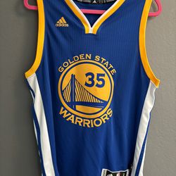 adidas Golden State Warriors kevin Durant 35 Swingman Basketball Jersey Men's Small