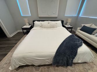CB2 Kind Sized Metal Bedframe