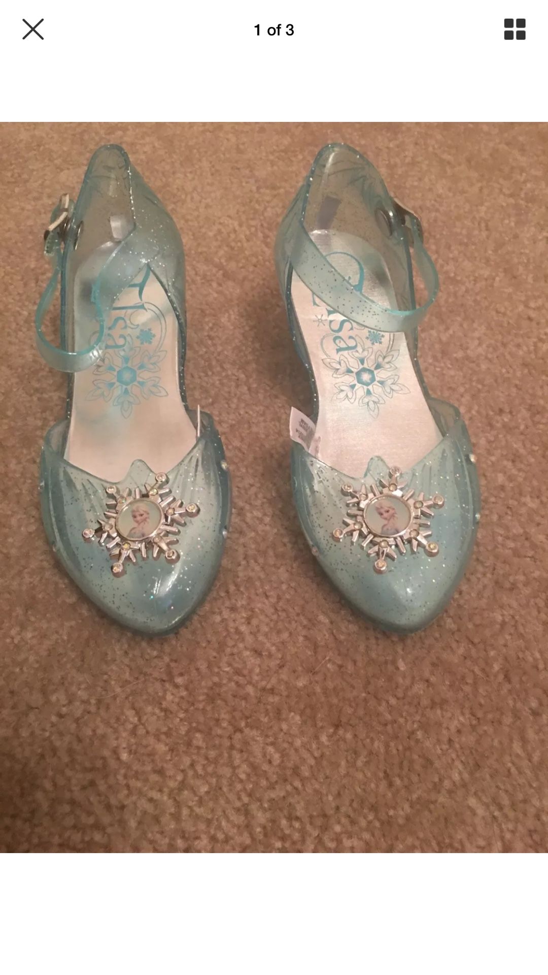 Elsa light up shoes size 11/12