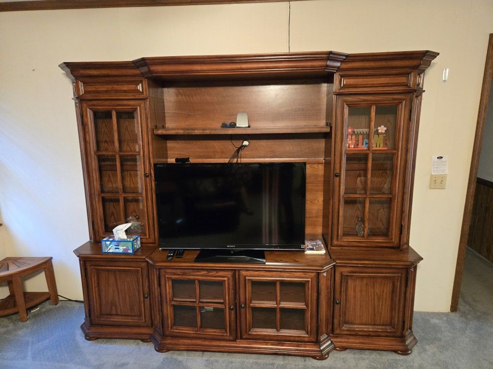 Wooden Entertainment Center