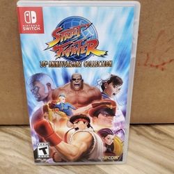 NINTENDO SWITCH SUPER STREET FIGHTER 30TH ANNIVERSARY  COLLECTION 