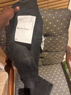 Purple jeans