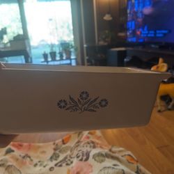 Corningware Loaf Pan Blue Cornflowers