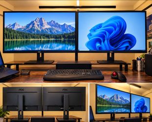 AOC 32” QHD IPS Monitors – Like New – Less Than 1 Year Old