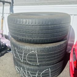 3 Used KINERGY GT Tires – 225/55R18 98H (Good Condition)