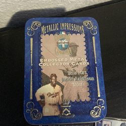 Metallic Impressions Jackie Robinson 5 Card Metal Collector Set