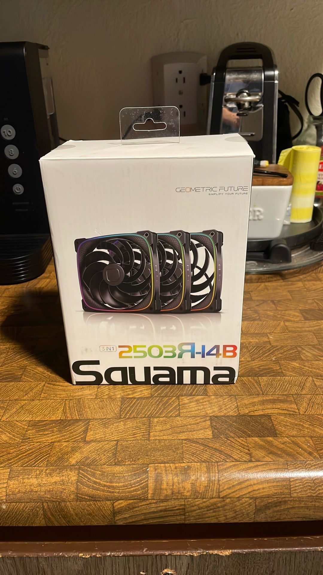 Geometric Future 140mm Reverse Flow 3-pack Argb Fans
