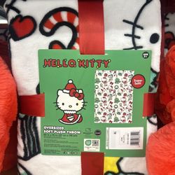 Hello kitty Xmas blanket 