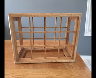 Vintage 12 Bottle Wood  Wine Rack