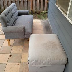 Couch With Ottoman 