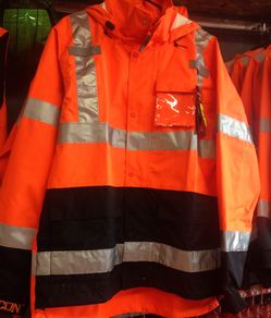 Class 3 Breathable, Waterproof, High Visibility Jacket