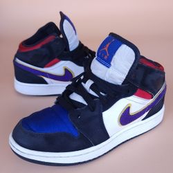 Nike Air Jordan 1 Mid  Lakers Size 3.5Y