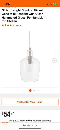 Hampton Bay Light Pendant