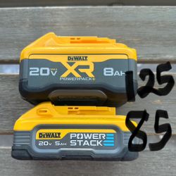 New 20v Dewalt Power Stack Battery $85 N Up