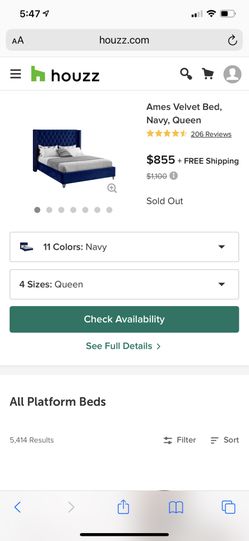 Queen Bed Frame